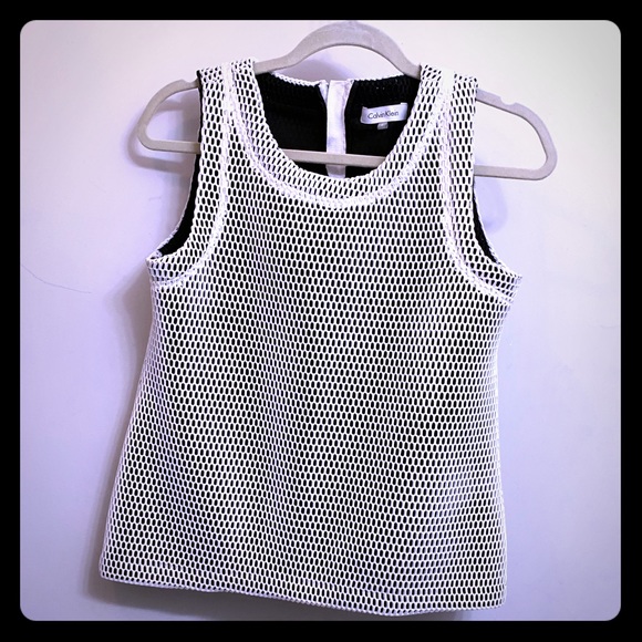 Calvin Klein Mesh Top - Size 4 - Picture 1 of 4